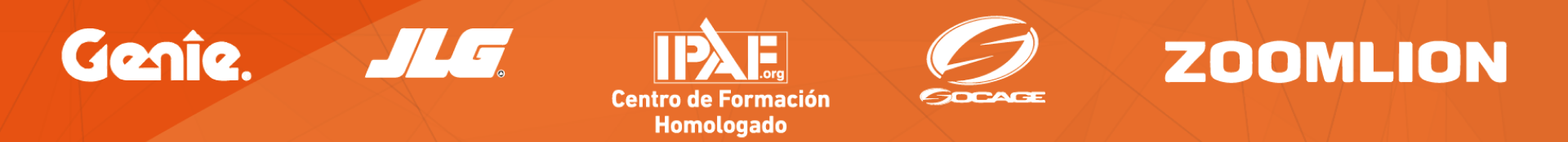 Nuestros Aliados Aerorental México Logos de los aliados de Aerorental México: Genie, JLG, IPAF, Socage y Zoomlion.